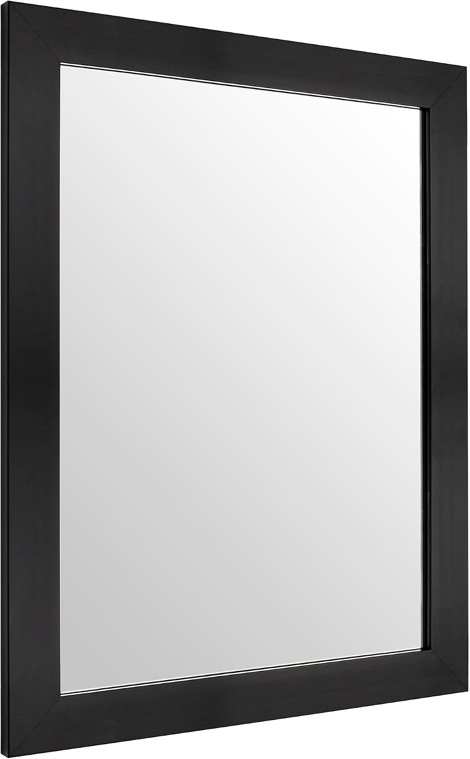 Small Black Rectangle Wall Mirror 12 x 16 Inch